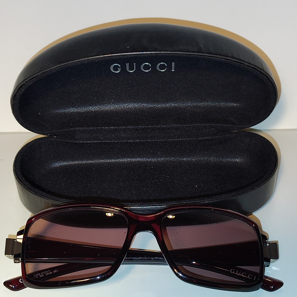 Gucci Black Sunglasses with Case